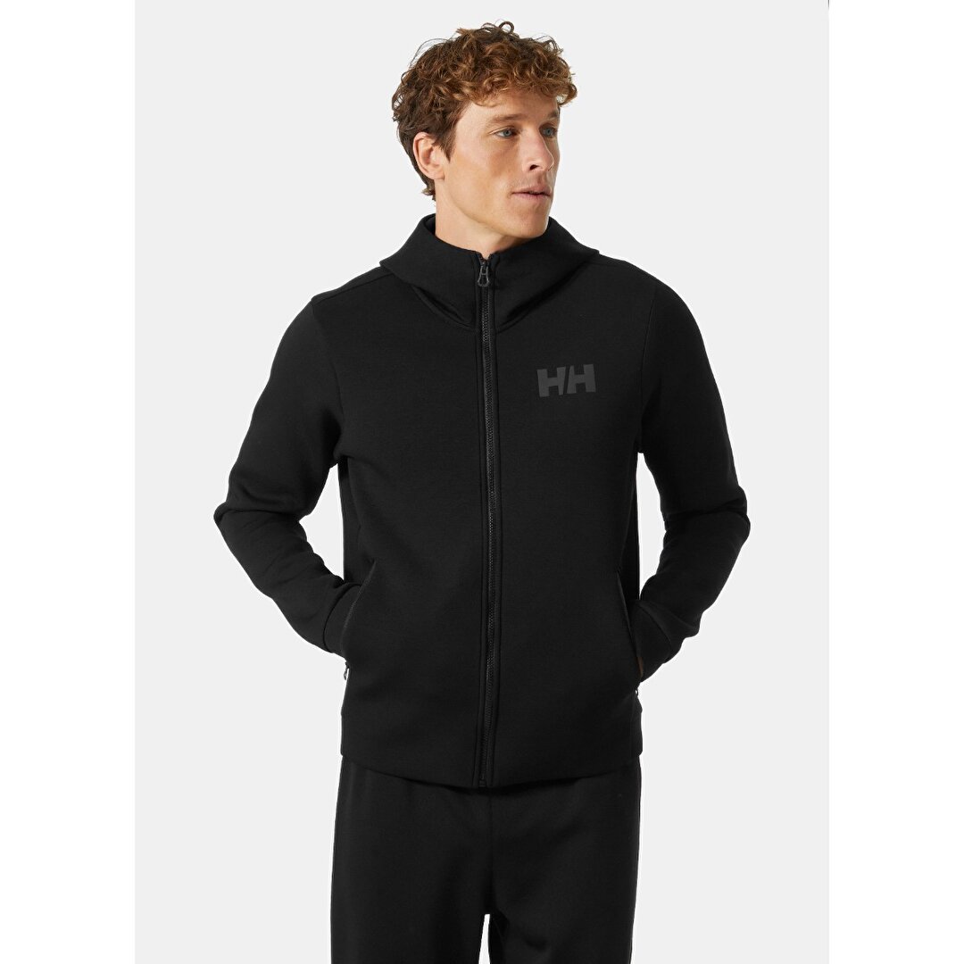 Helly Hansen Hp Ocean Sailing Full Zip 2.0 Erkek Siyah Kapüşonlu