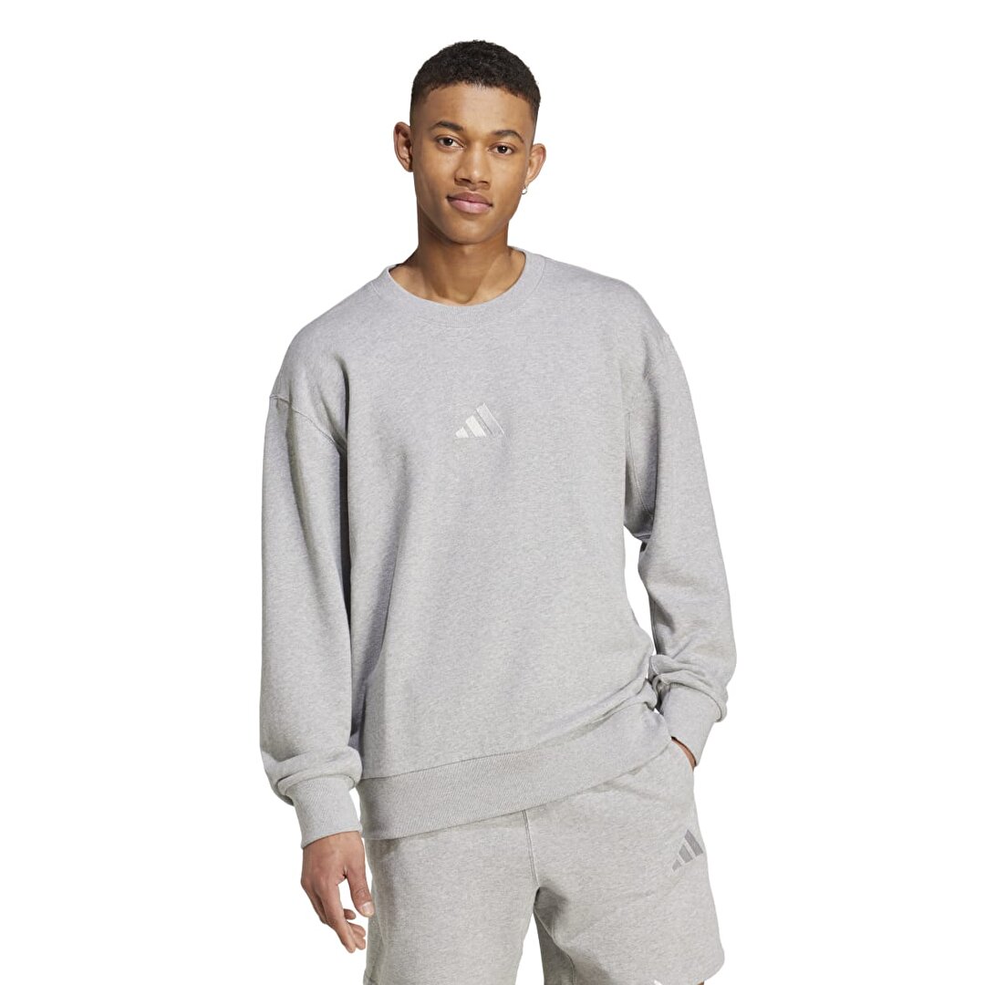 PEOPLE 1 SWEAT TOPS / ASH GRAY　XL Ash Grey Oversized Fit Sweatshirt | Athleisure | PLT