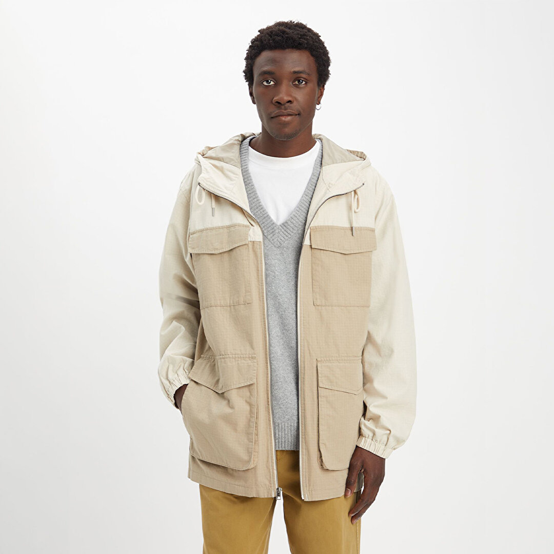 Levi's West Portal Field Erkek Bej Kapüşonlu Ceket A4430-0002