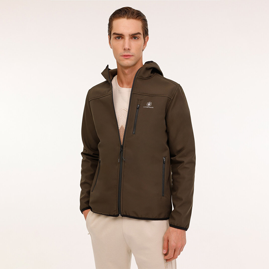Lumberjack Basic Softshell Erkek Haki Ceket 101816322 - Sporthink