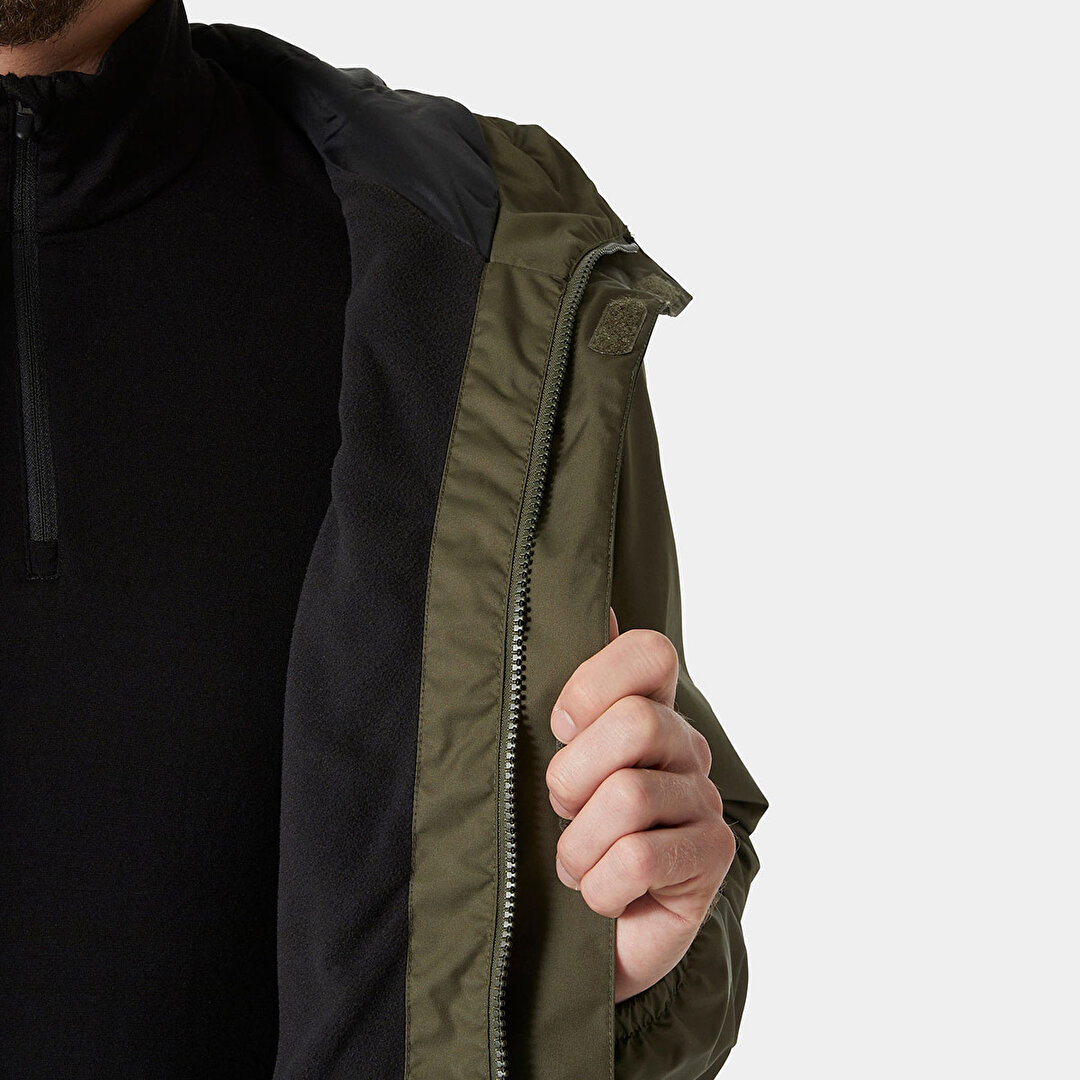 Helly Hansen Vancouver Fleece Lined Erkek Yeşil Kapüşonlu Mont