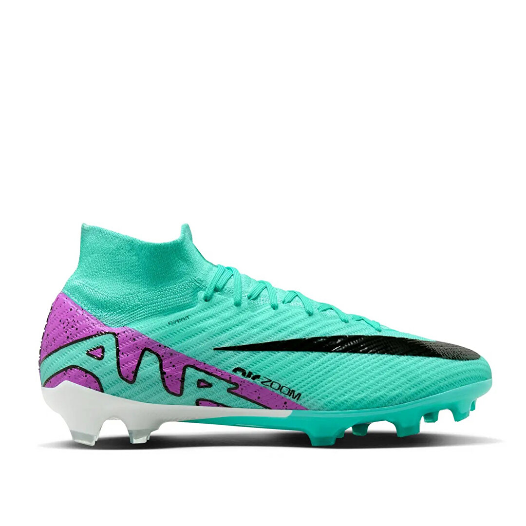 Nike Zoom Mercurial Superfly 9 Elite Fg Erkek Turkuaz Krampon