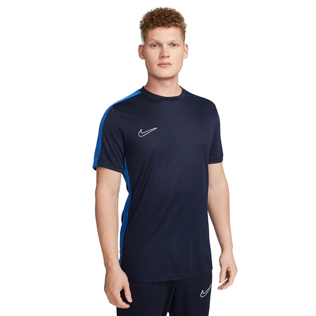 Nike Academy Dri Fit Erkek Lacivert Yuvarlak Yaka Tişört DR1336