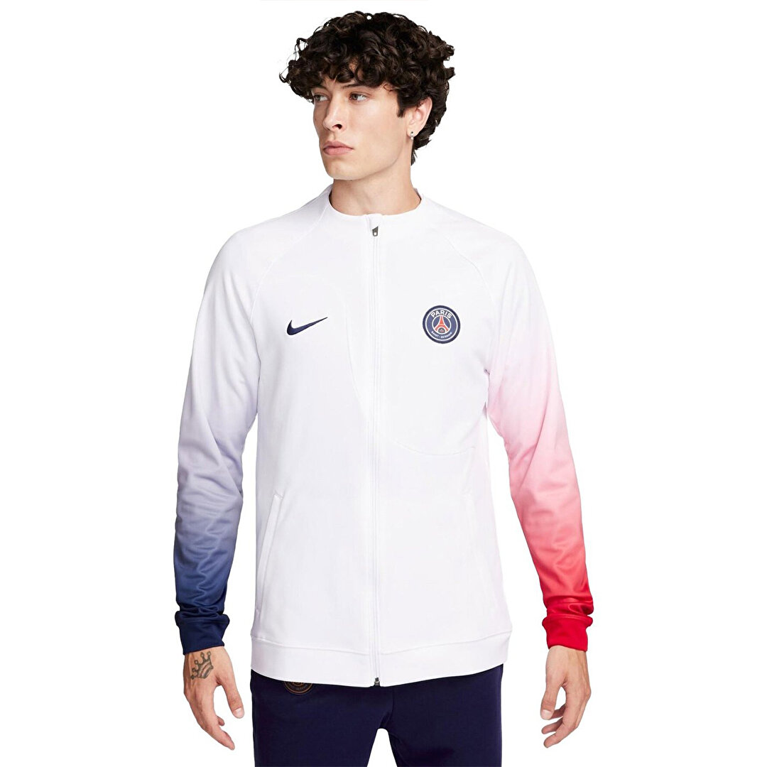 Nike Paris Saint Germain Academy Pro Away Erkek Beyaz Dik Yaka