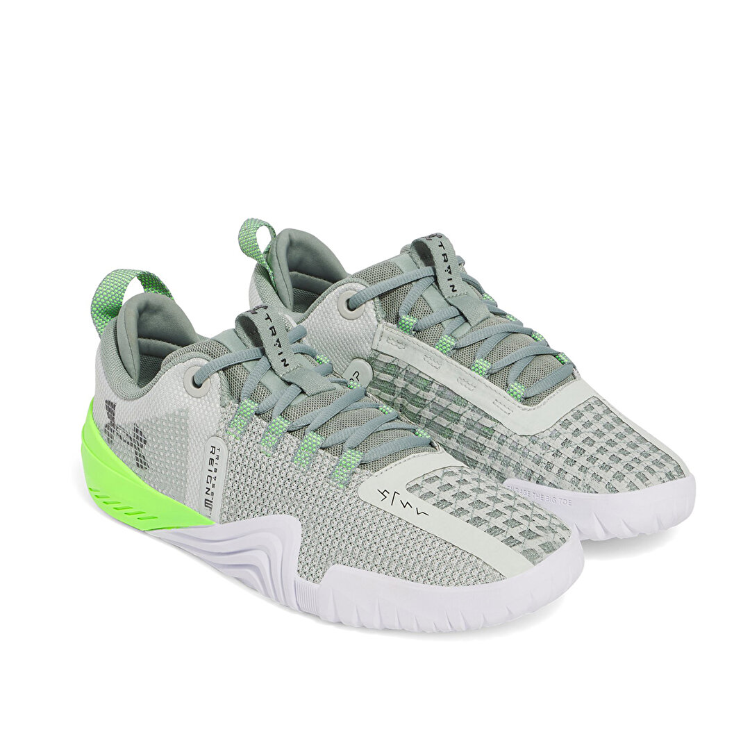 Under Armour TriBase Reign 6 Erkek Yeşil Spor Ayakkabı 3027341-377