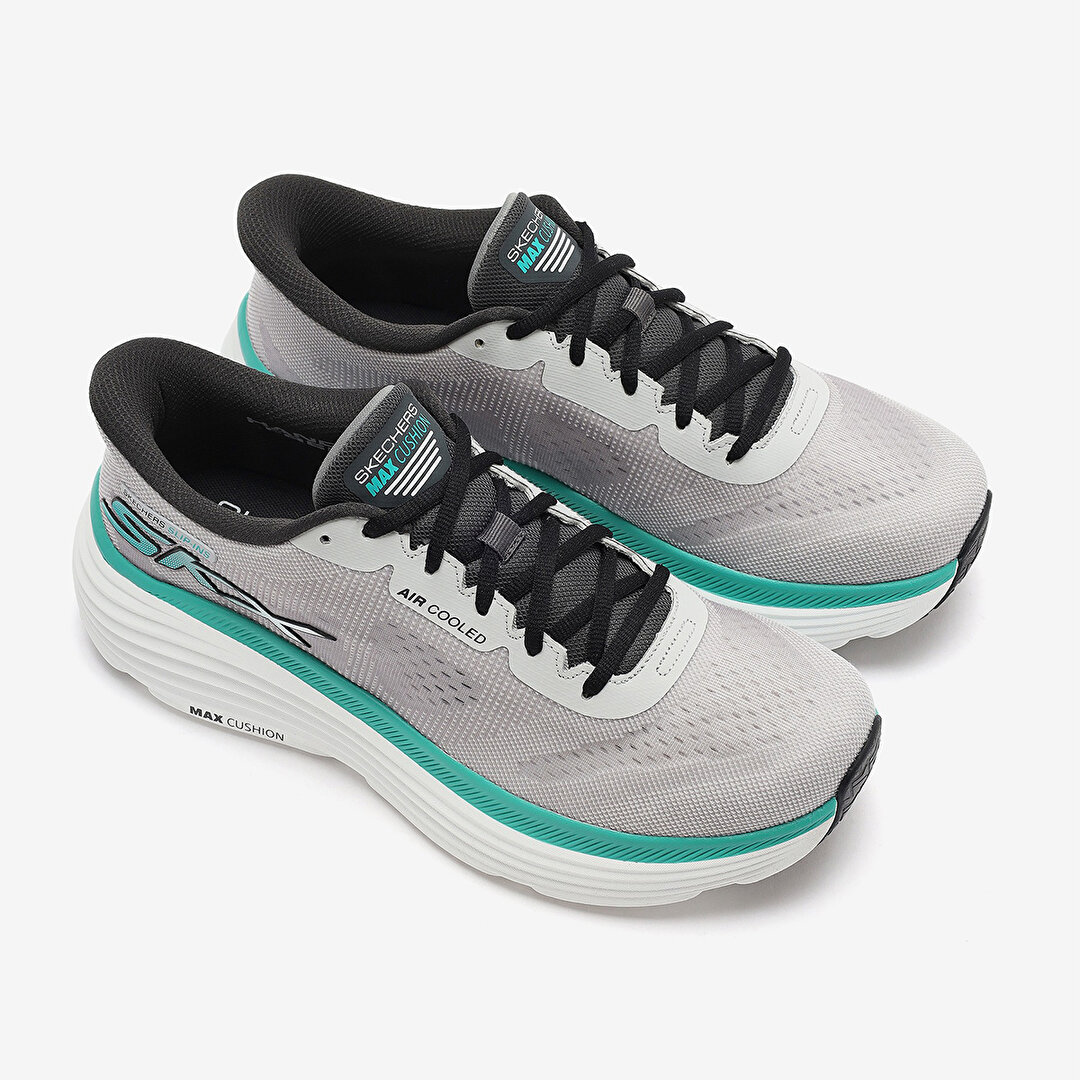 Skechers Max Cushioning Endeavour Erkek Gri Koşu Ayakkabısı 220611
