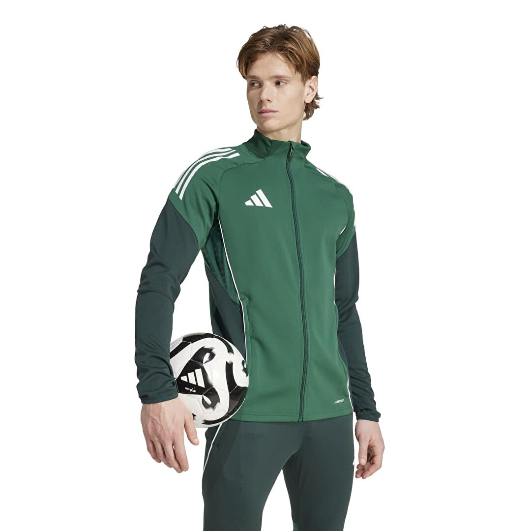 adidas Tiro25C Training Erkek Yeşil Dik Yaka Ceket JI8935 - Sporthink