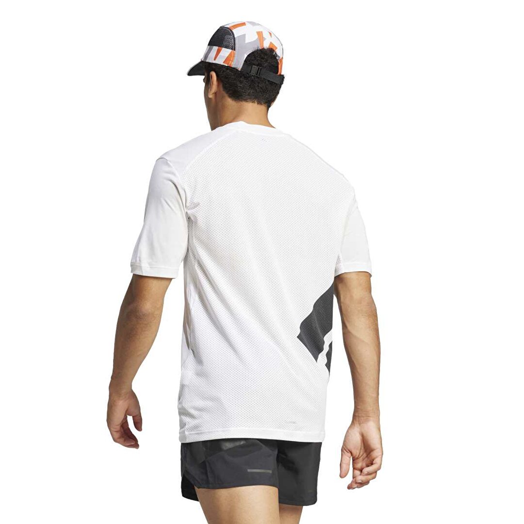 adidas Terrex Xperior Erkek Beyaz Yuvarlak Yaka Tişört JN8134