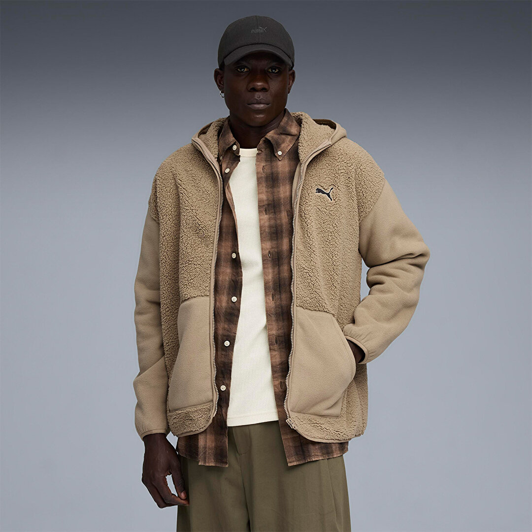 Puma Essentials Elevated Erkek Bej Ceket 68826055 - Sporthink