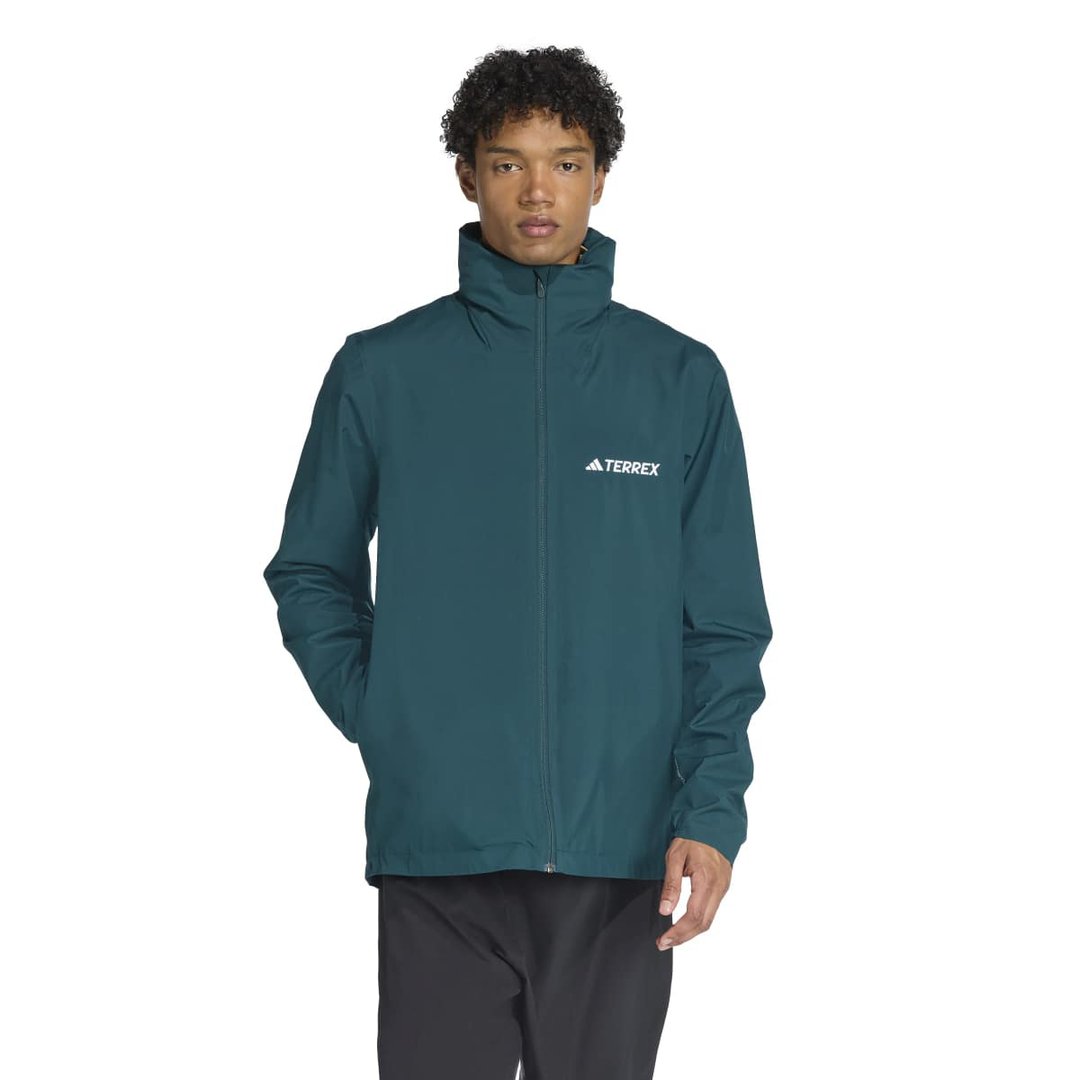 adidas Multi Essentials 2L Erkek Yeşil Dik Yaka Ceket JY0478