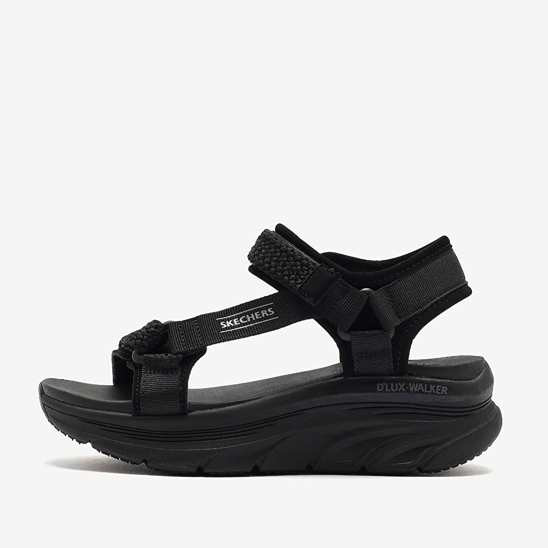 Skechers D'lux Walker-Pretty Field Kadın Siyah Sandalet