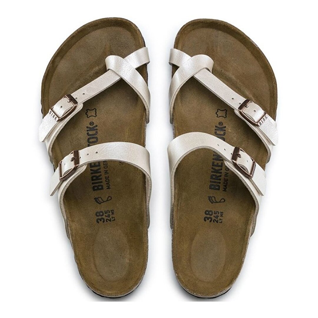 Birkenstock Mayari Bf Kadın Ekru Terlik 071661 Sporthink