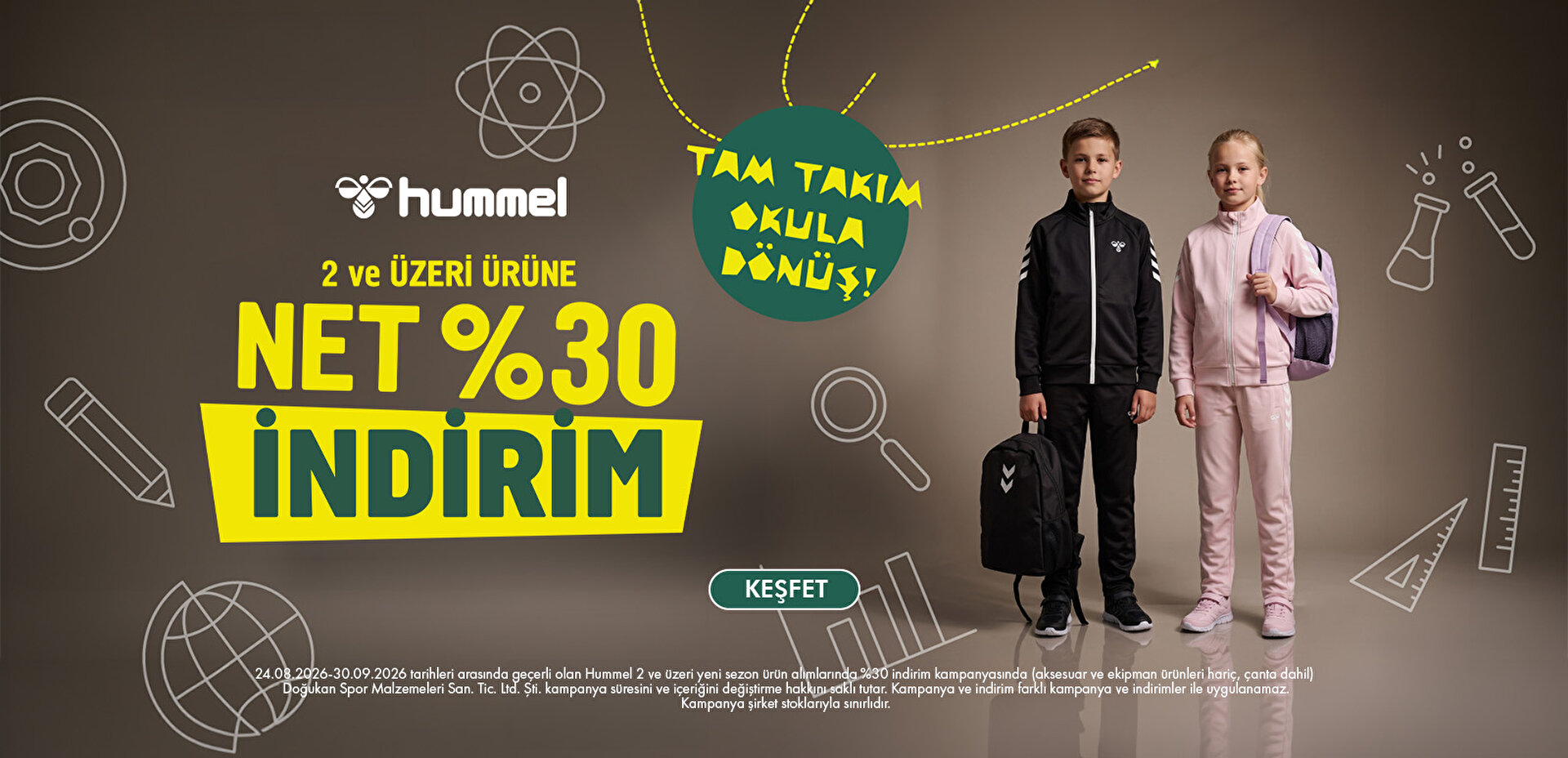 Slide | Hummel BTS 2 ve Üzeri Ürüne %30 İndirim