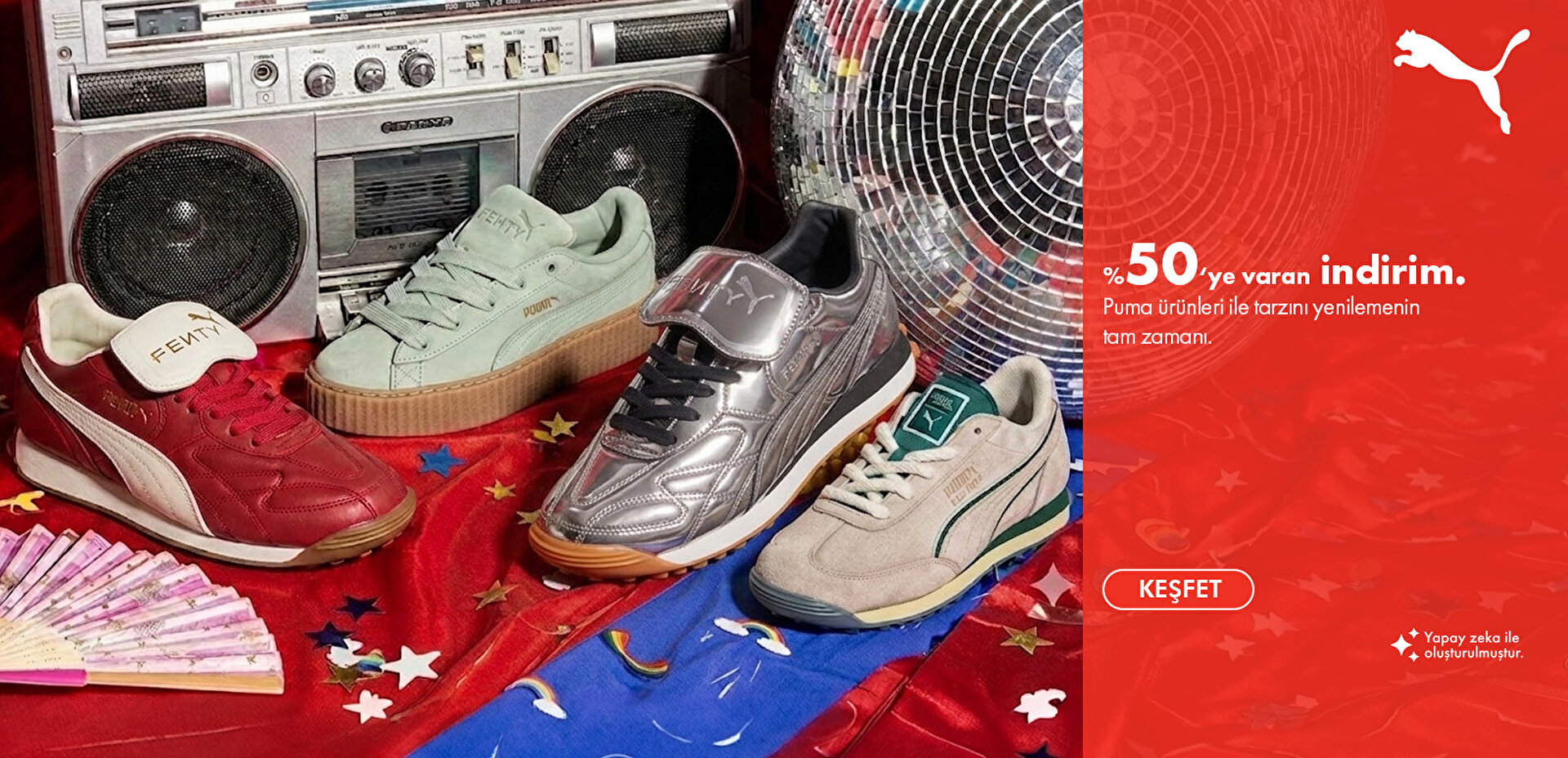 Slide | Puma %50'ye Varan
