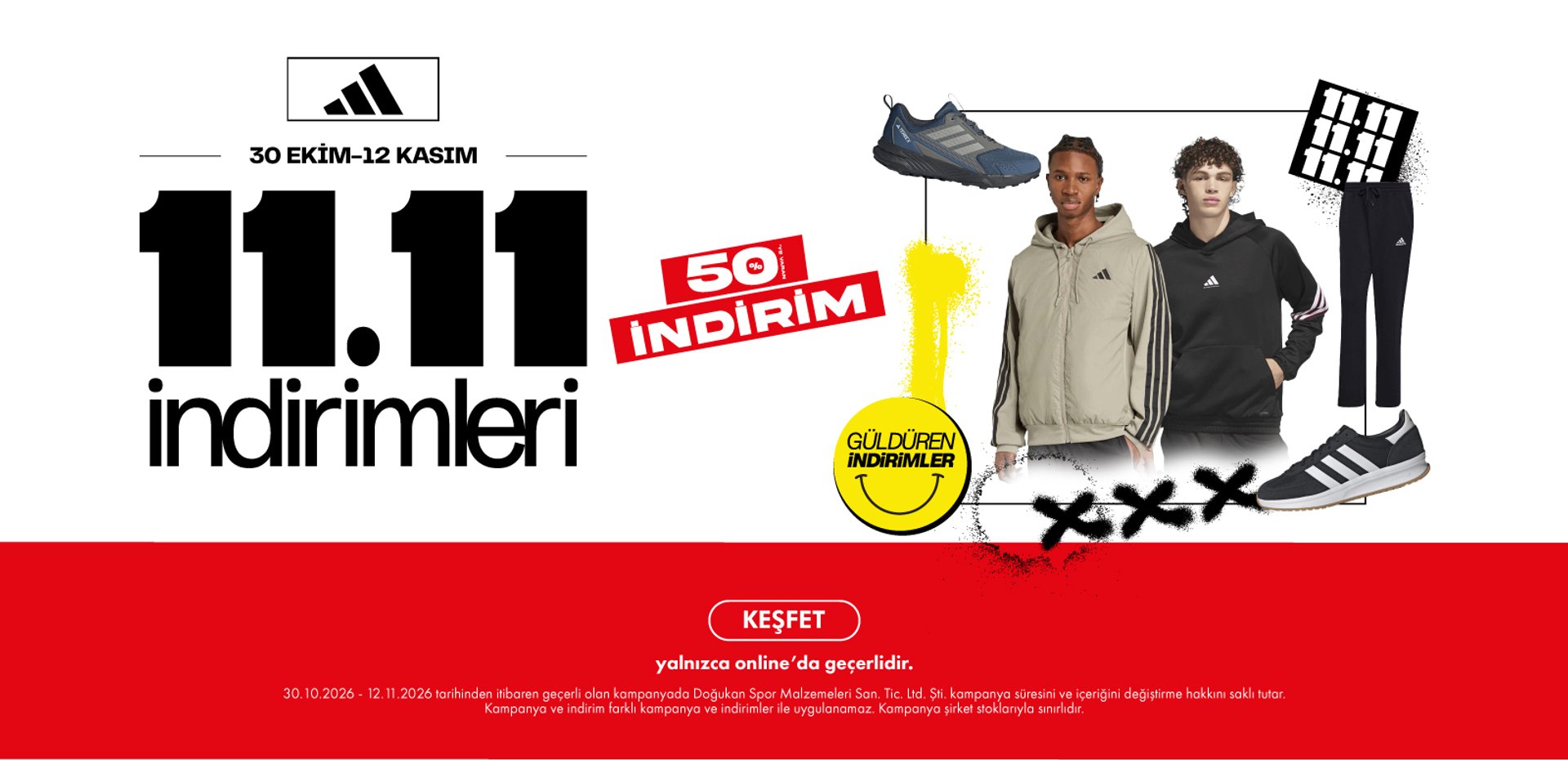 Slide | 11.11 İndirimleri - adidas