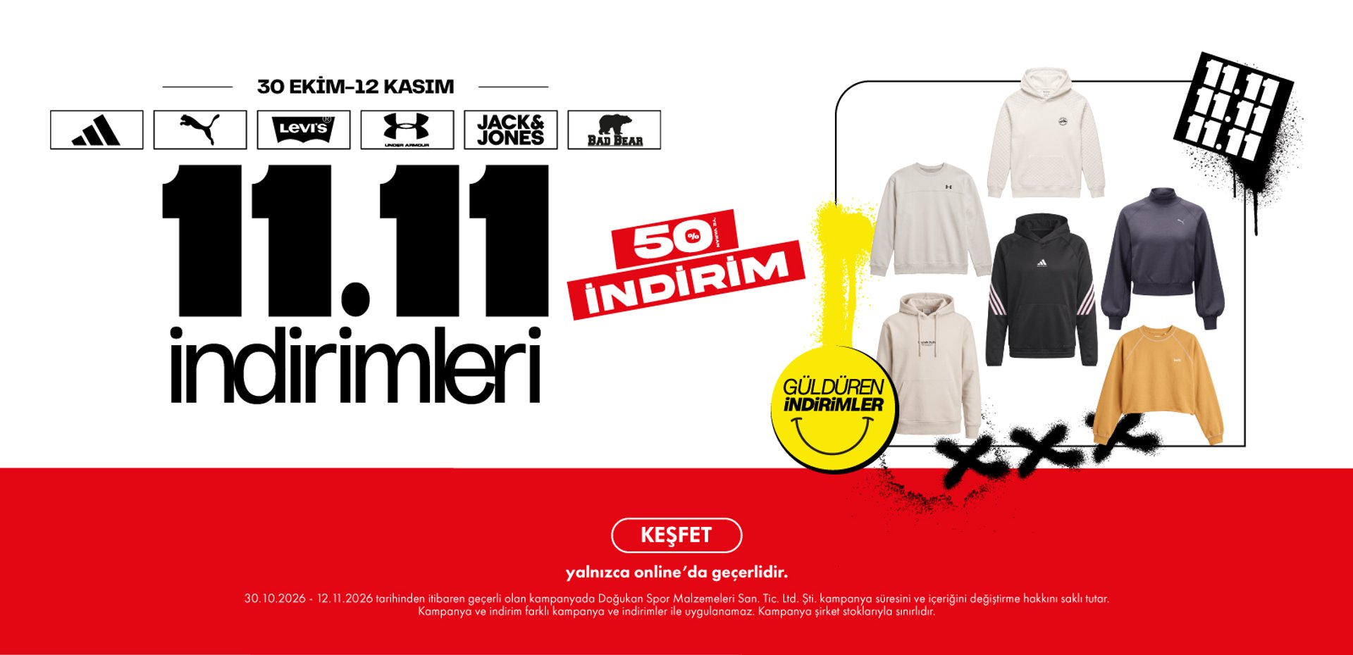 Slide | 11.11 İndirimleri - sweat