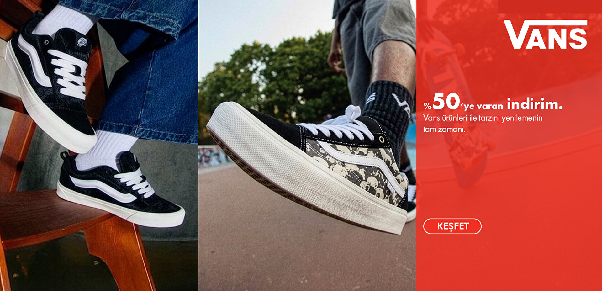 Slide | Vans %50'ye varan İndirimler