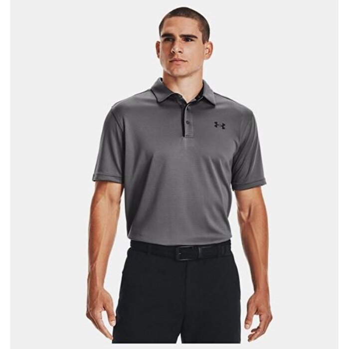 Under Armour Tech Erkek Gri Polo Yaka Tişört