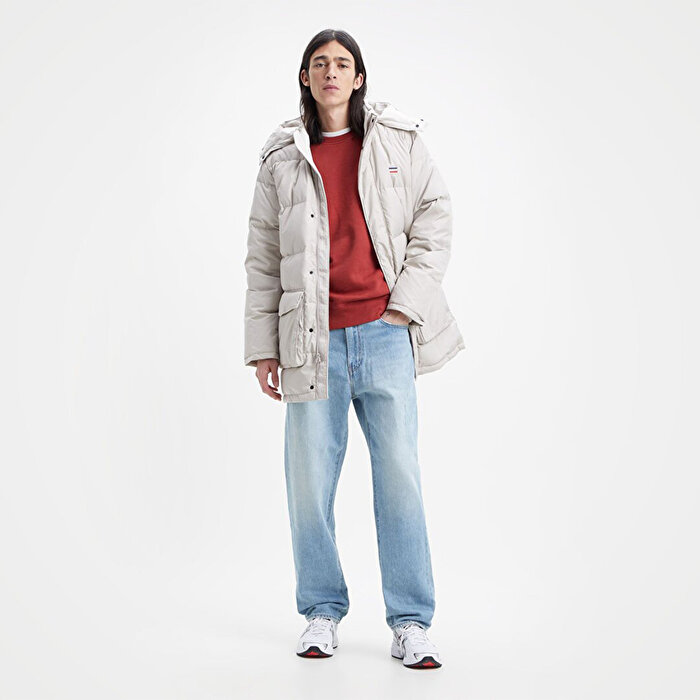 Levi's Fille Mid 2.0 Erkek Bej Kapüşonlu Mont