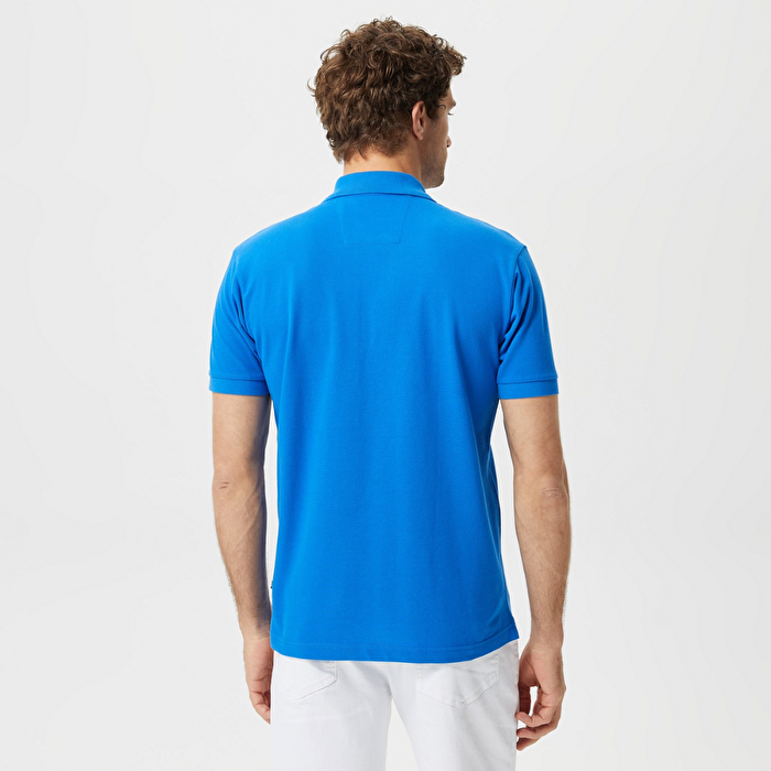 Nautica K35501T Erkek Mavi Polo Tişört
