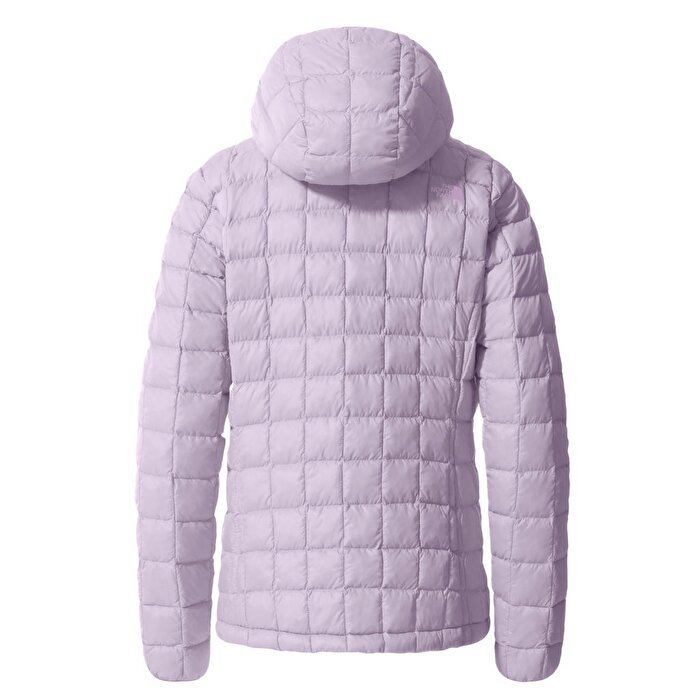 The North Face Thermoball Eco Hoodie 2.0 Kadın Mor Kapüşonlu Mont
