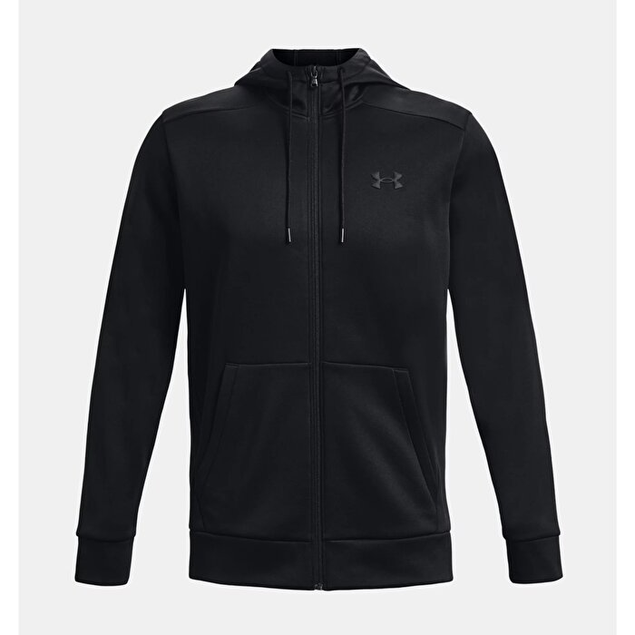 Under Armour Armour Fleece Erkek Siyah Kapüşonlu Ceket