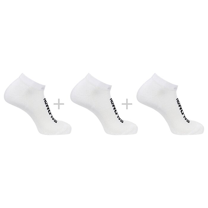 Salomon Everyday Low 3 Pack Beyaz Çorap