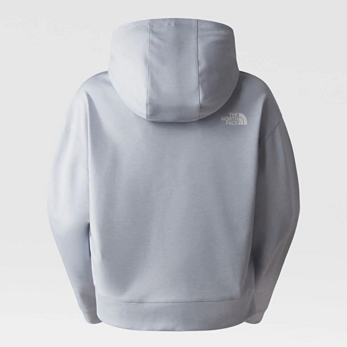The North Face Spacer Air Kadın Gri Kapüşonlu Sweatshirt