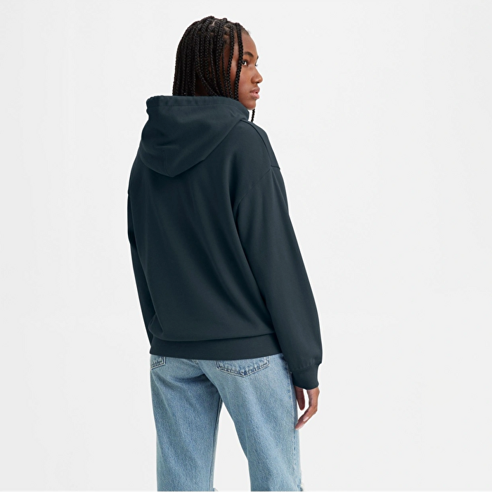 Levi's Graphic Standard Kadın Siyah Kapüşonlu Sweatshirt