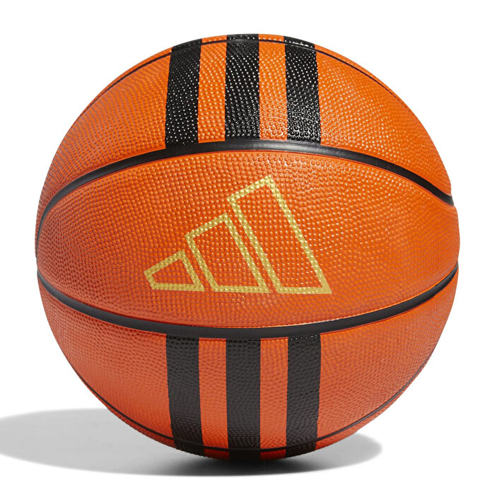 adidas 3-Stripes Rubber X3 Turuncu Basketbol Topu