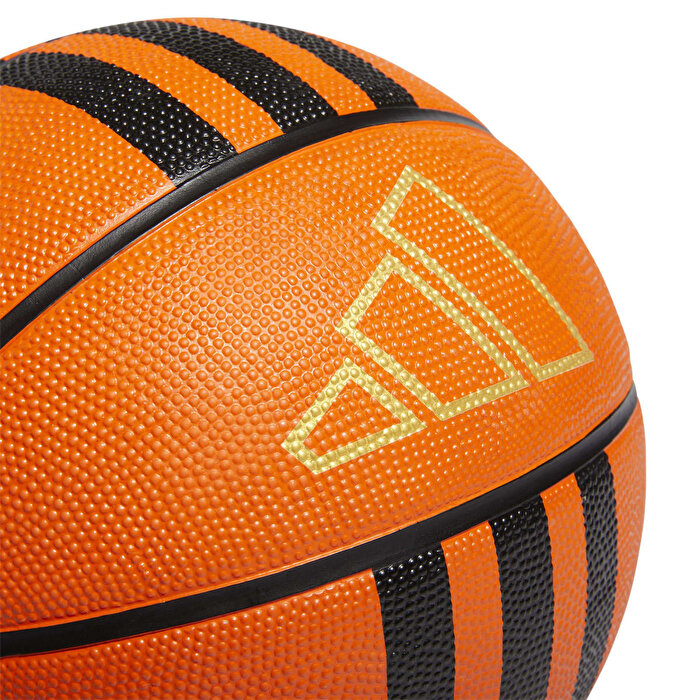adidas 3-Stripes Rubber X3 Turuncu Basketbol Topu