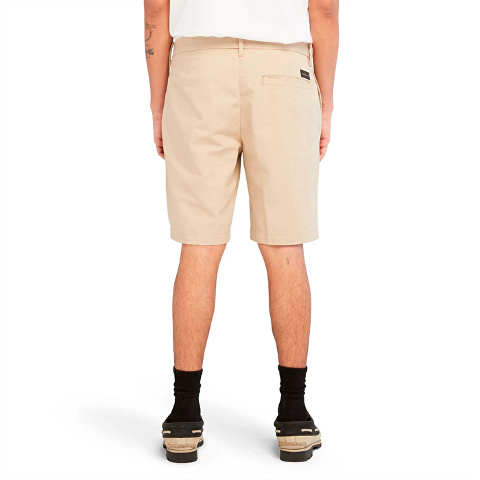 Timberland Cotton Linen Erkek Bej Şort