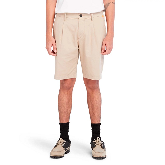 Timberland Cotton Linen Erkek Bej Şort