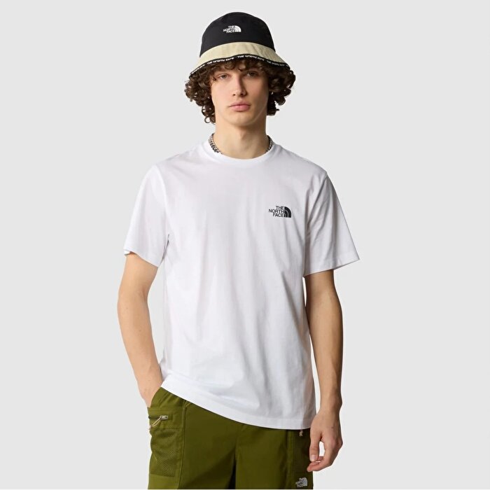 The North Face Simple Dome Erkek Beyaz Yuvarlak Yaka Tişört