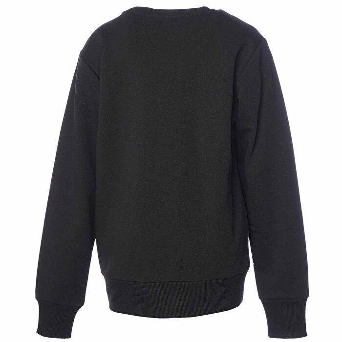 Hummel Arty Çocuk Siyah Dik Yaka Sweatshirt