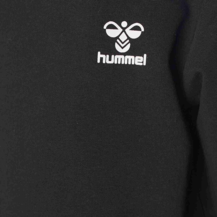 Hummel Arty Çocuk Siyah Dik Yaka Sweatshirt