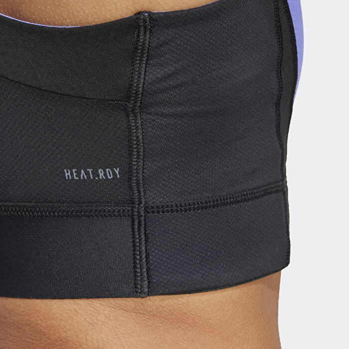 adidas Crop Top Pro Kadın Mavi Yuvarlak Yaka Atlet