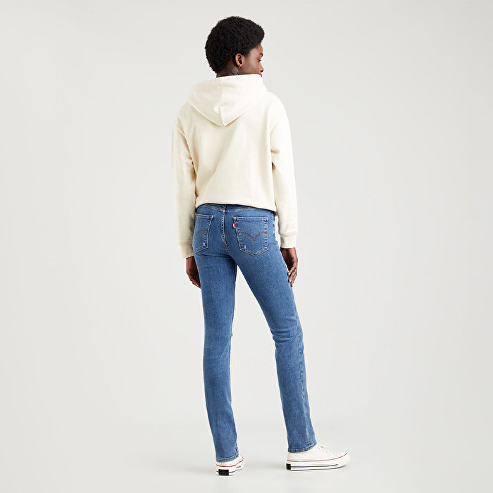 Levi's 724 High Rise Straight Kadın Lacivert Jean