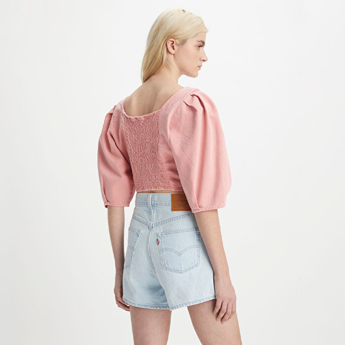 Levi's Scout Denim Kadın Pembe Bluz