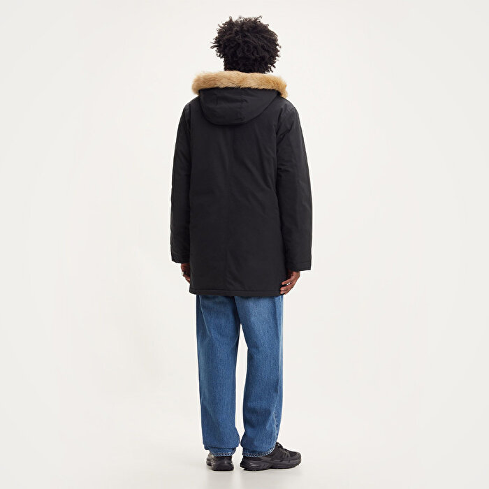 Levi's Prescott Erkek Siyah Kapüşonlu Mont