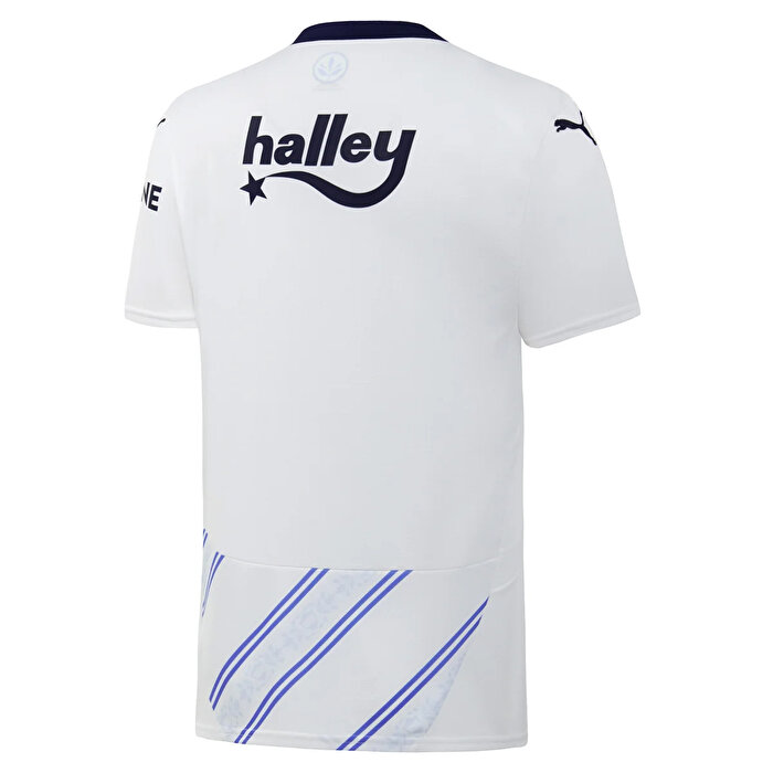 Puma Fenerbahçe Away Erkek Beyaz Bisiklet Yaka Forma