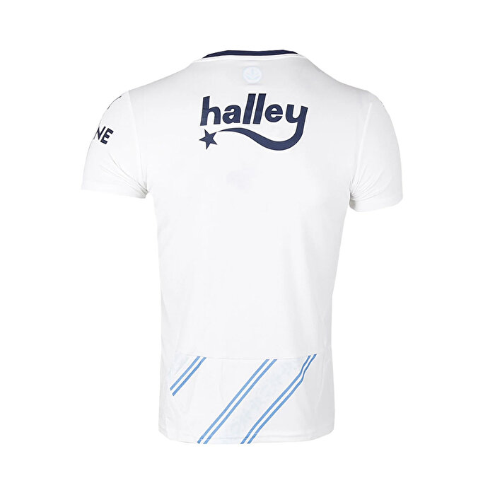 Puma Fenerbahçe Away Jr Çocuk Beyaz Bisiklet Yaka Forma