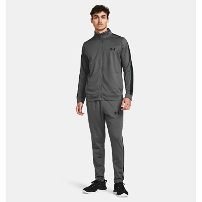 Under Armour Knit Track Erkek Gri Eşofman Takımı