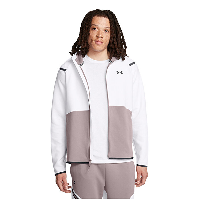 Under Armour Unstoppable Fleece Erkek Gri Kapüşonlu Ceket