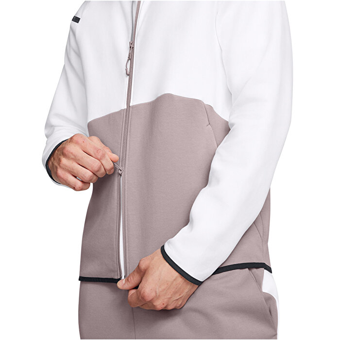 Under Armour Unstoppable Fleece Erkek Gri Kapüşonlu Ceket