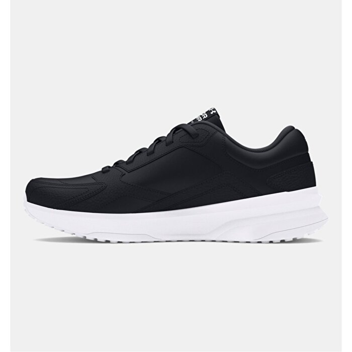 Under Armour Edge Leather Erkek Siyah Spor Ayakkabı