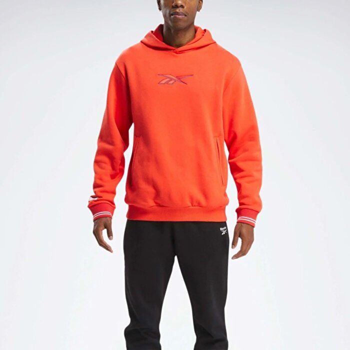 Reebok Classics Uniform Erkek Turuncu Kapüşonlu Sweatshirt