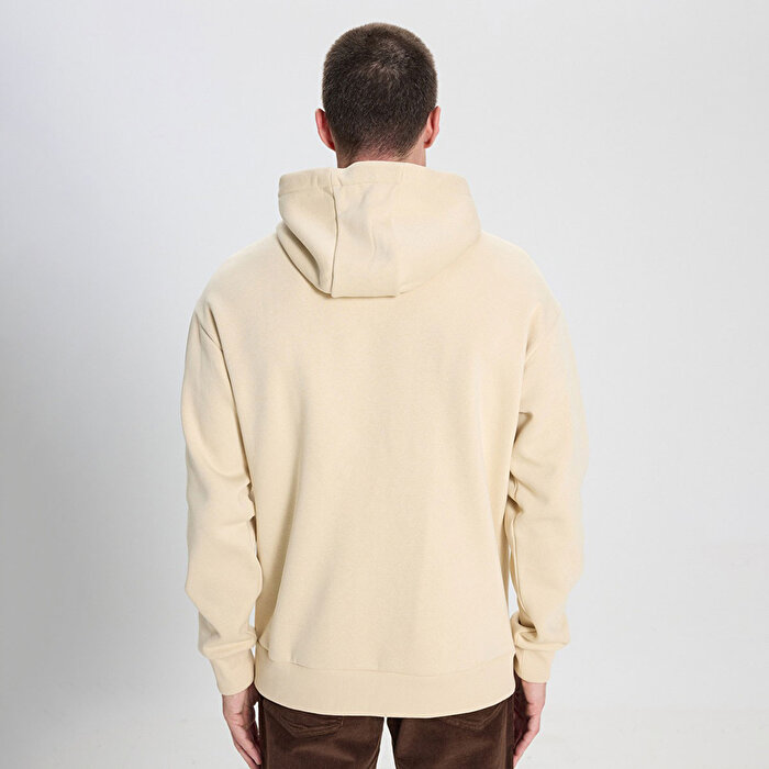 Wrangler Erkek Bej Kapüşonlu Sweatshirt