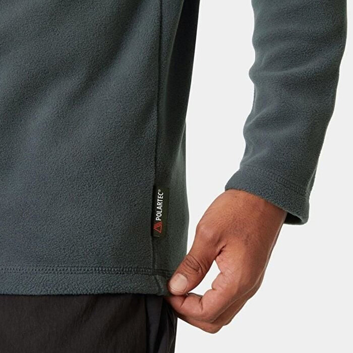 Helly Hansen Light Half Zip Erkek Gri Dik Yaka Sweatshirt