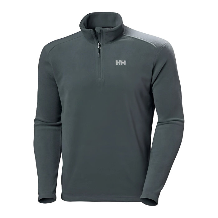 Helly Hansen Light Half Zip Erkek Gri Dik Yaka Sweatshirt